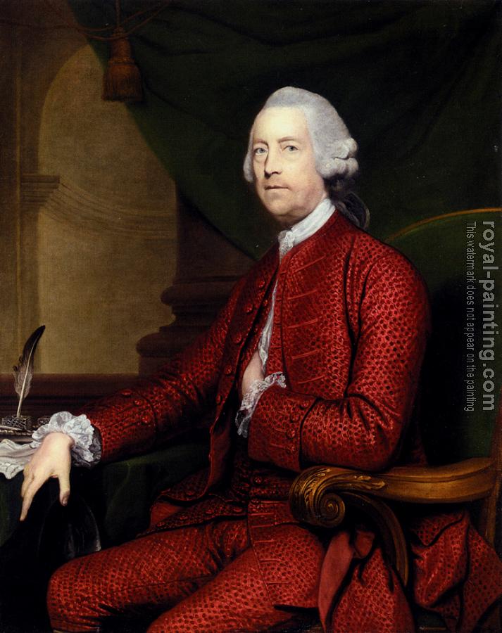 Joshua Reynolds : Portrait Of John Simpson Of Bradley Hall Northumberland